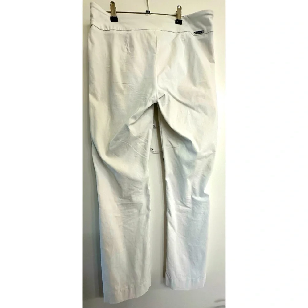 Rekucci White Pull-On Comfort Pants | July 4th Americana Summer Style - Picture 7 of 8